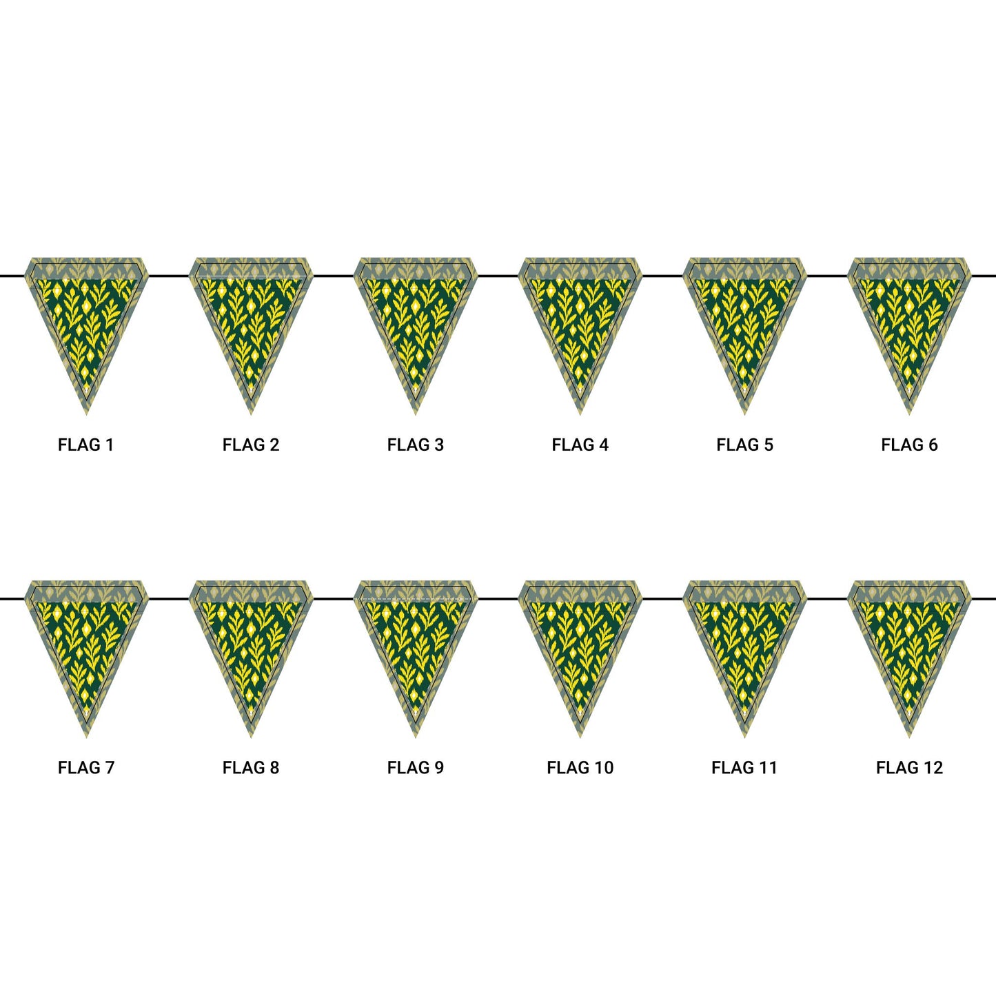 Flag Garland | Eugene, Oregon | Laurel