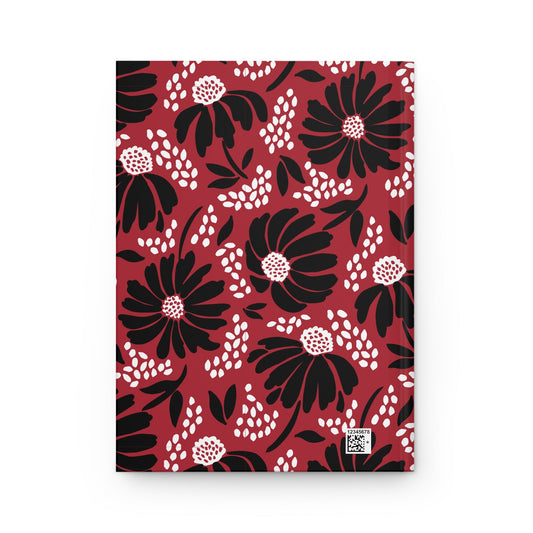 Hardcover Journal | Red & Black | Bellis