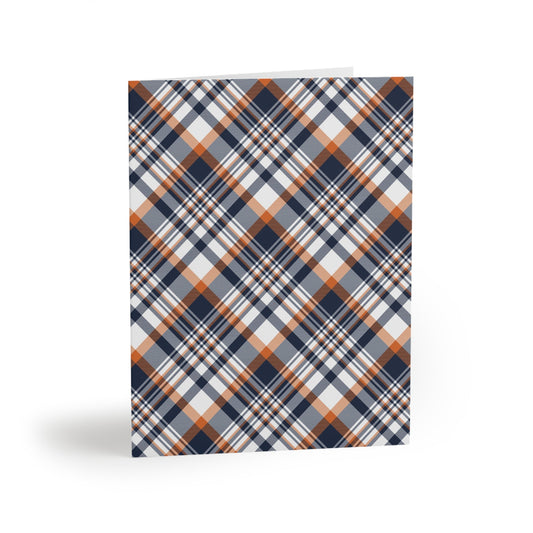 Notecards | Orange & Blue | Tartan