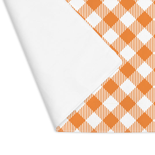 Placemat | Orange & White | Gingham