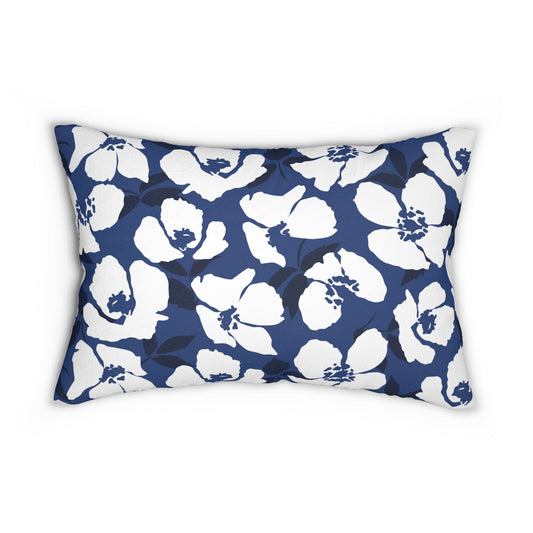 Pillow | Navy & White | Poppy