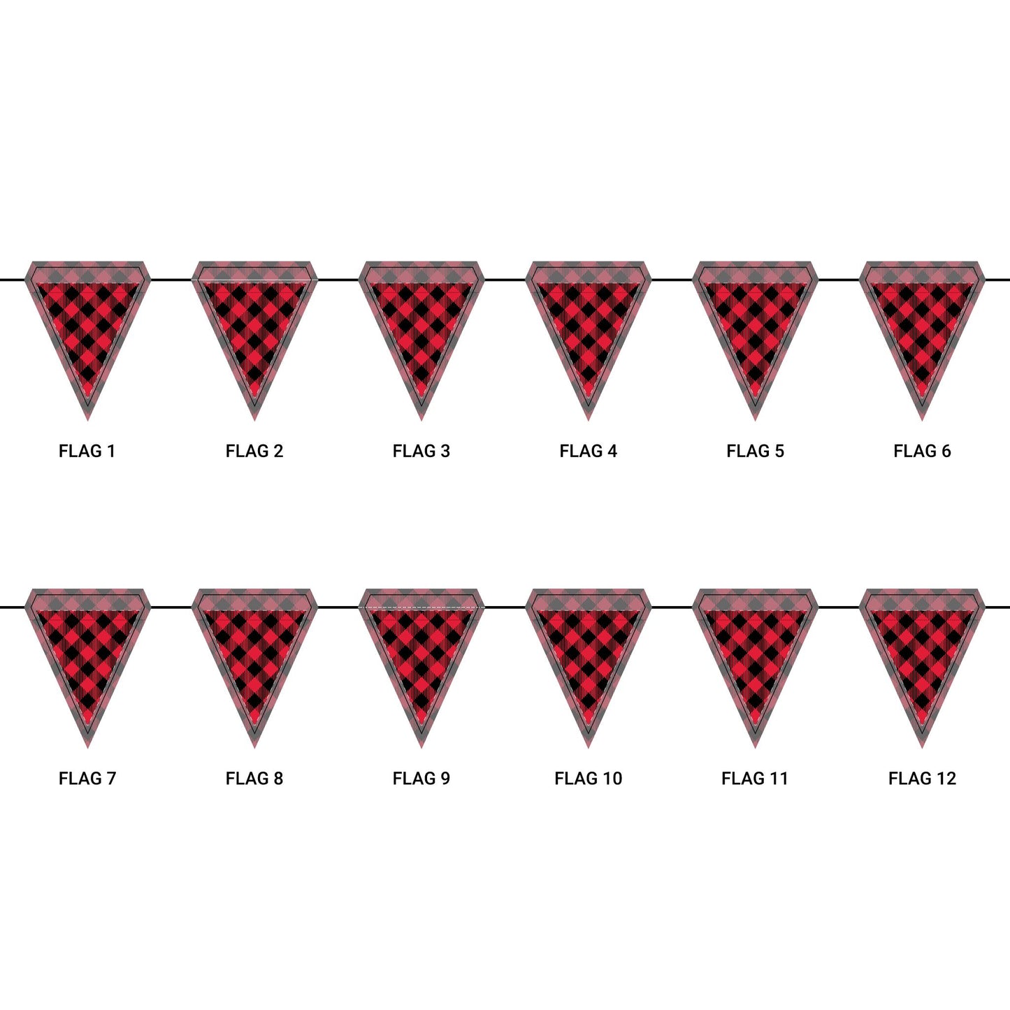 Flag Garland | New Brunswick, New Jersey | Gingham