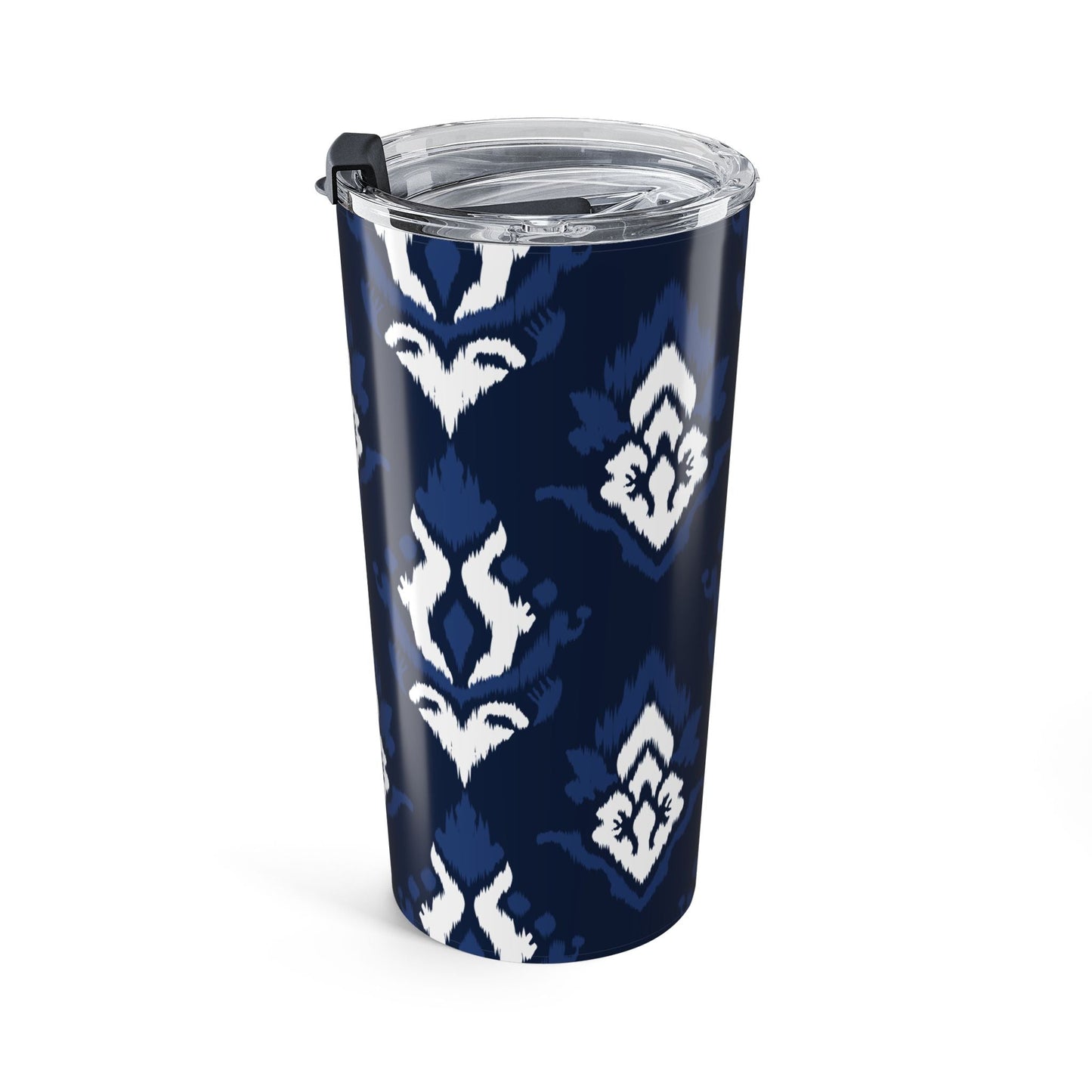 Tumbler | Navy & White | Ikat
