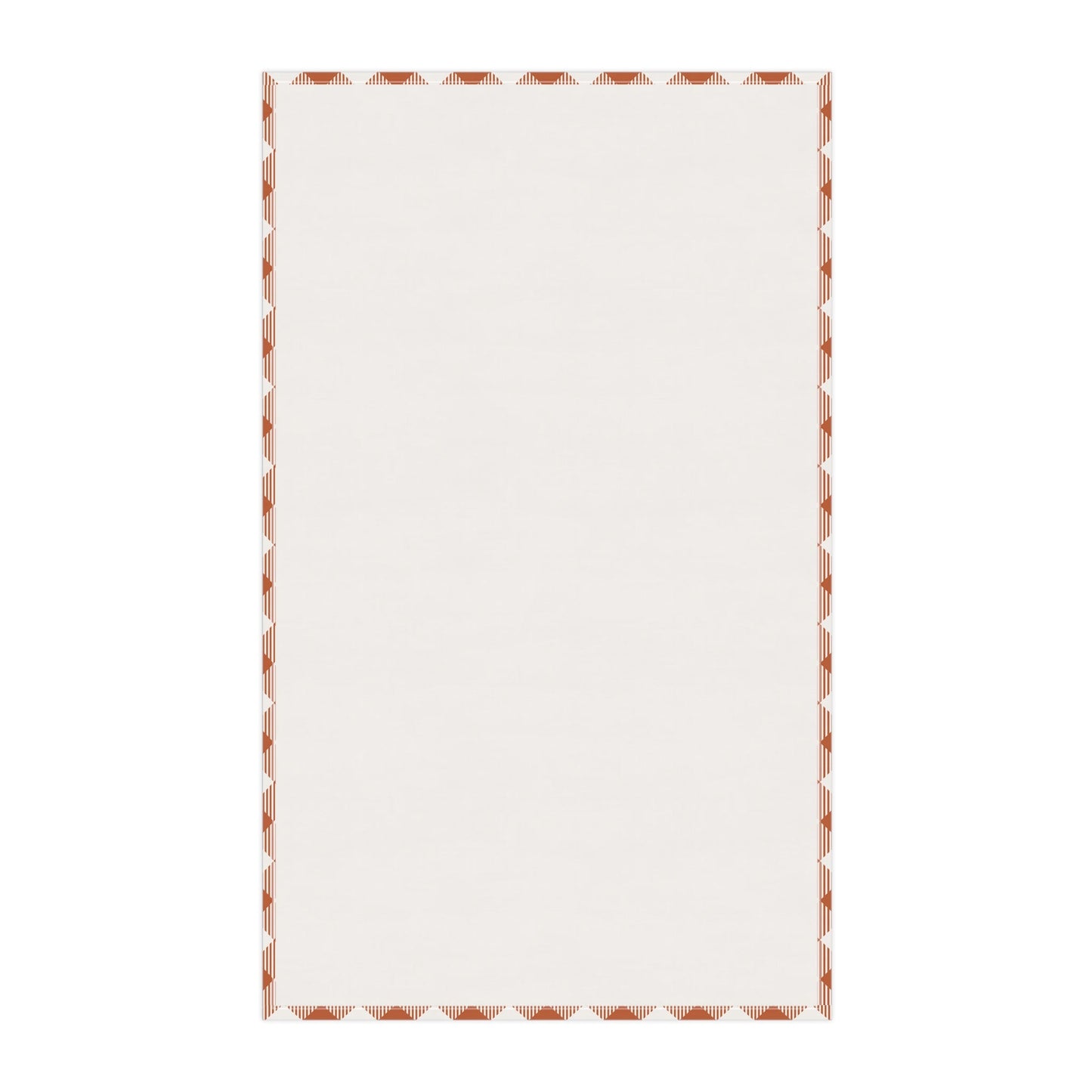 Tea Towels | Dark Orange & White | Gingham