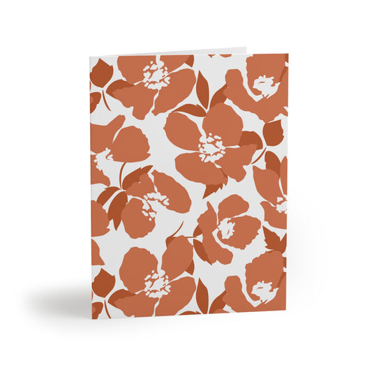 Notecards | Dark Orange & White | Poppy