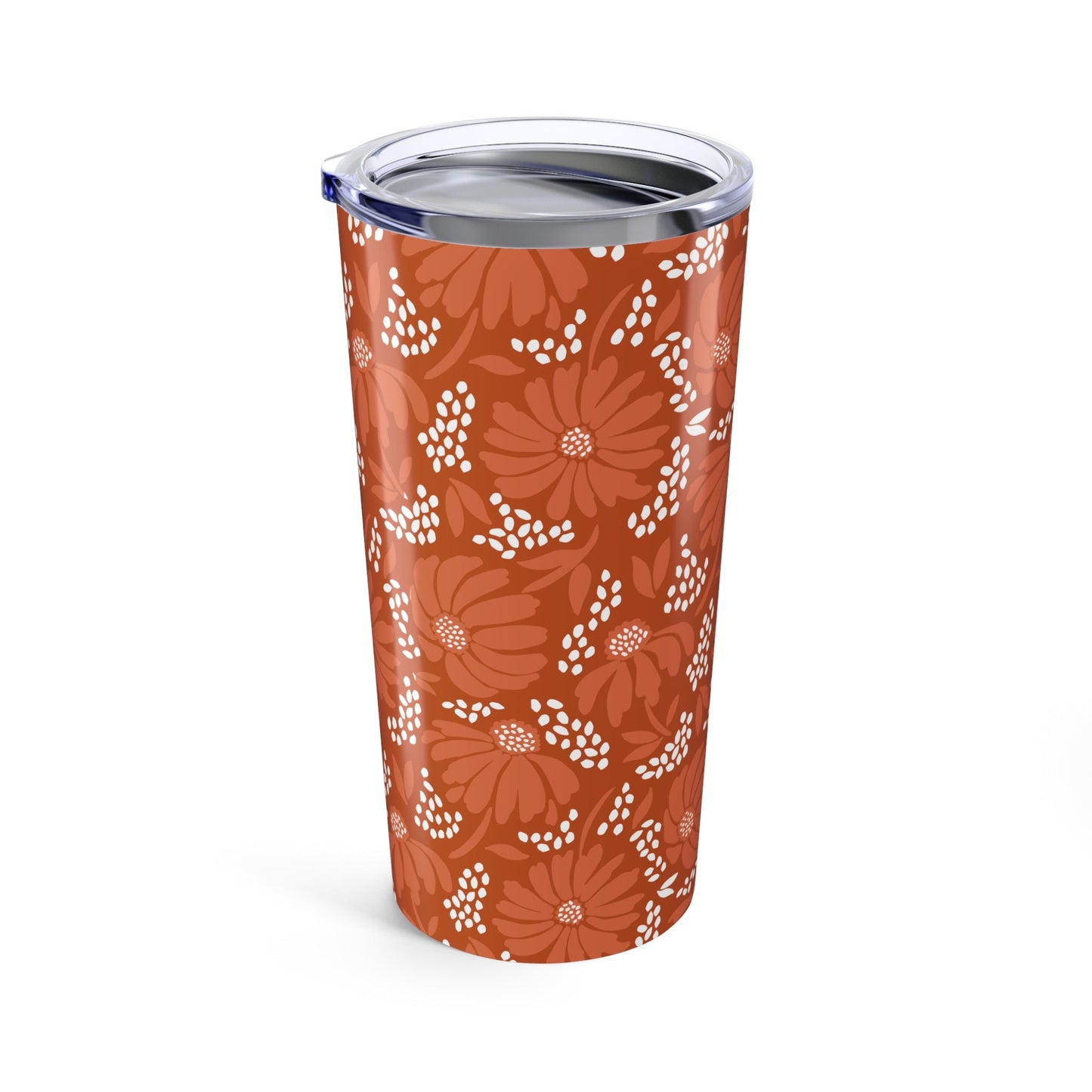 Tumbler | Dark Orange & White | Bellis