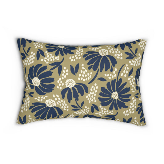 Pillow | Blue & Gold | Bellis