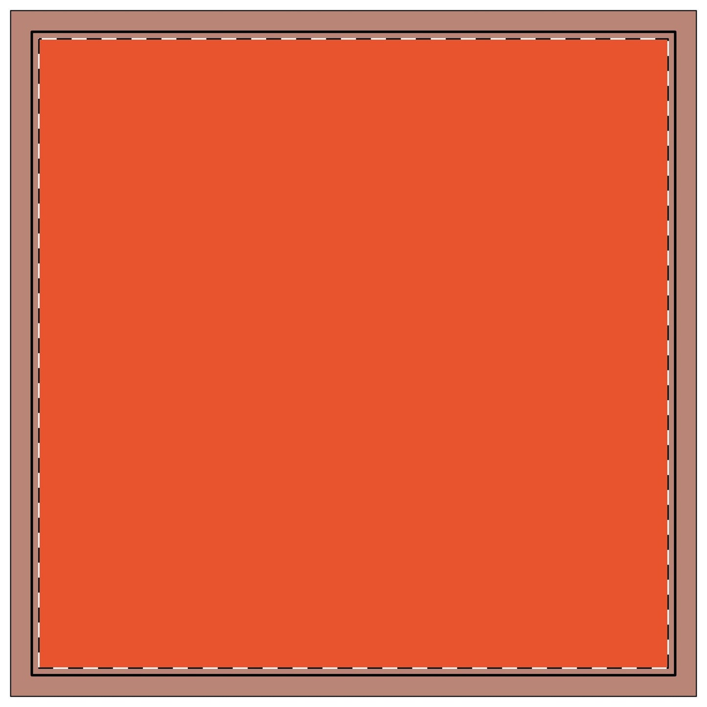 Napkin 4-set | Bright Blue & Orange | Light (Orange)