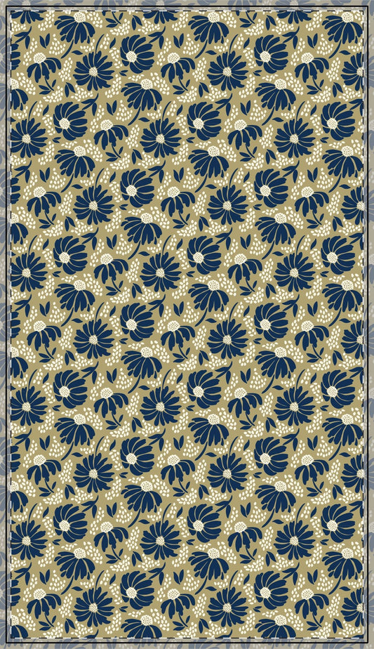 Tablecloth | Blue & Gold | Bellis