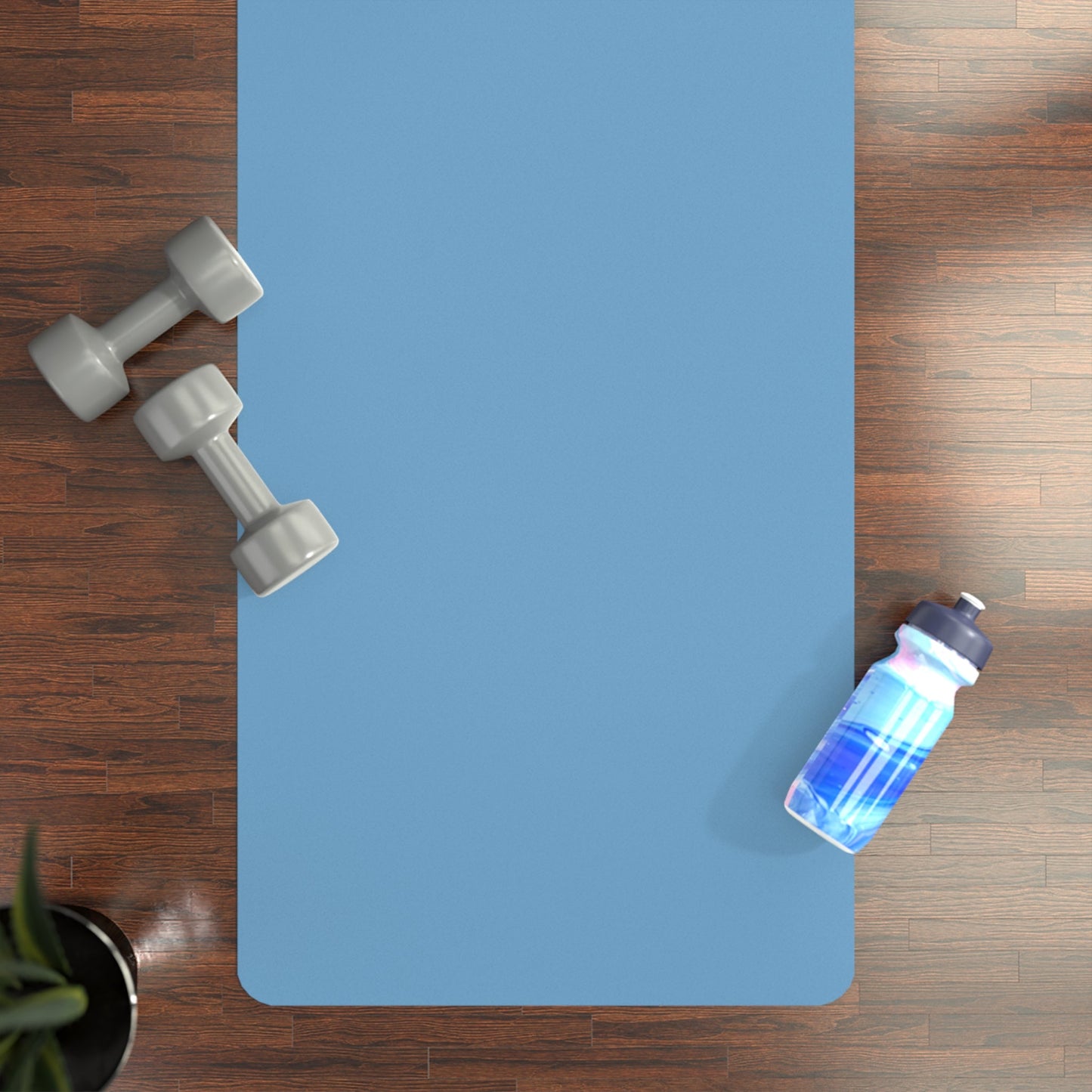Yoga Mat | Light Blue & White | Light