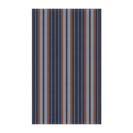 Tea Towels | Orange & Blue | Stripe
