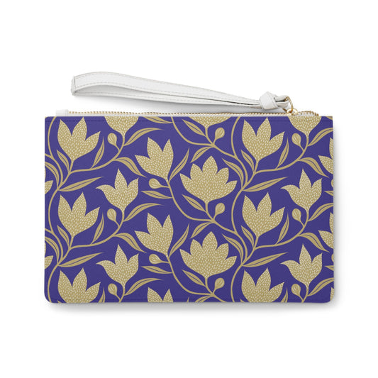 Clutch Bag | Purple & Gold | Magnolia