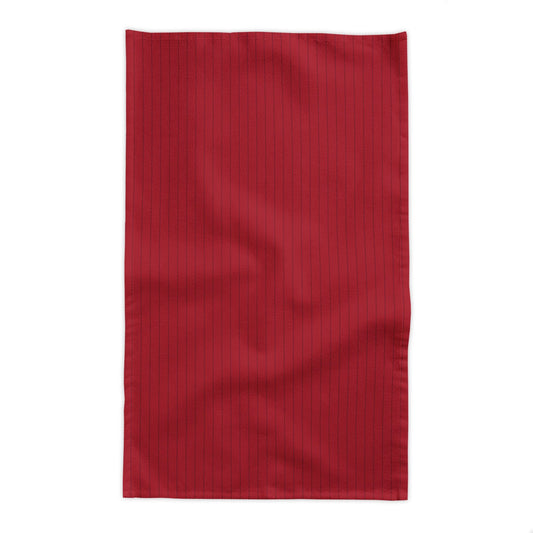 Tablecloth | Red & Black | Pinstripe