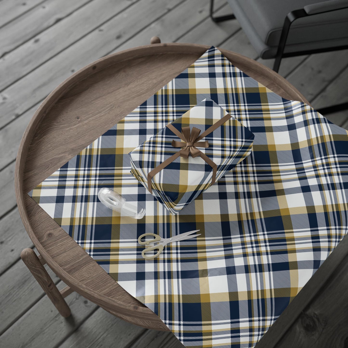 Gift Wrap | Notre Dame, Indiana | Tartan