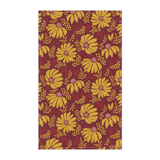 Tea Towels | Red & Yellow | Bellis