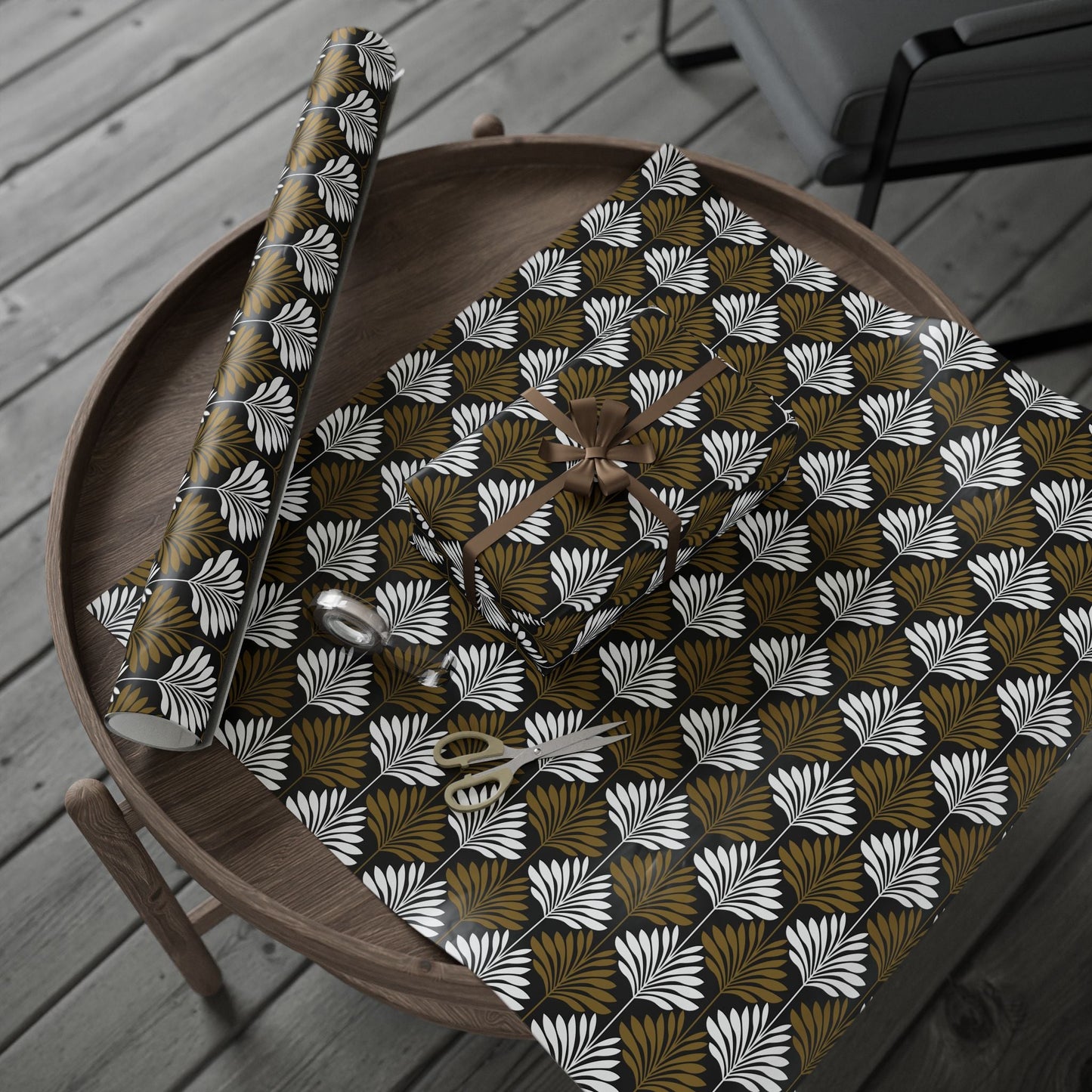Gift Wrap | Black & Gold | Deco