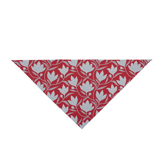 Pet Bandana | Red & Gray | Magnolia