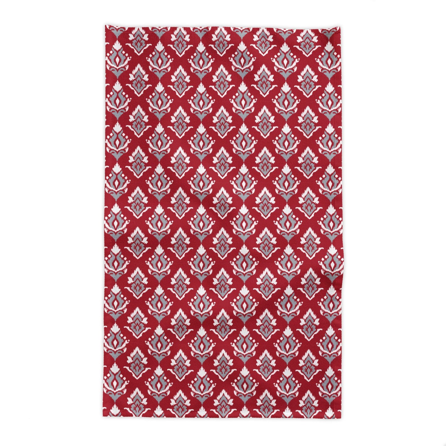 Tablecloth | Red & Gray | Ikat