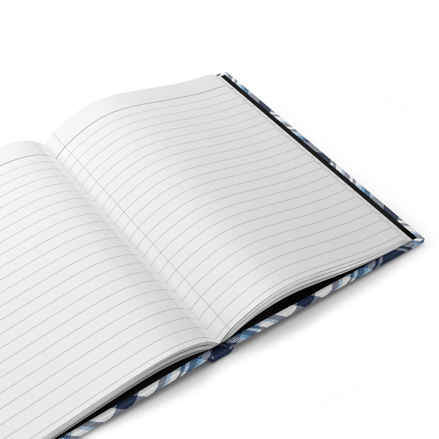 Journal | Light Blue & White | Tartan