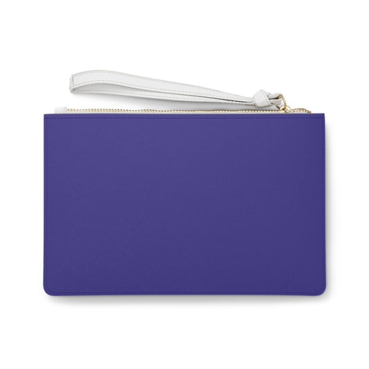 Clutch Bag | Purple & Gold | Dark