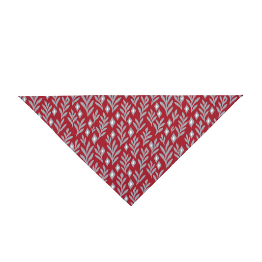 Pet Bandana | Red & Gray | Laurel