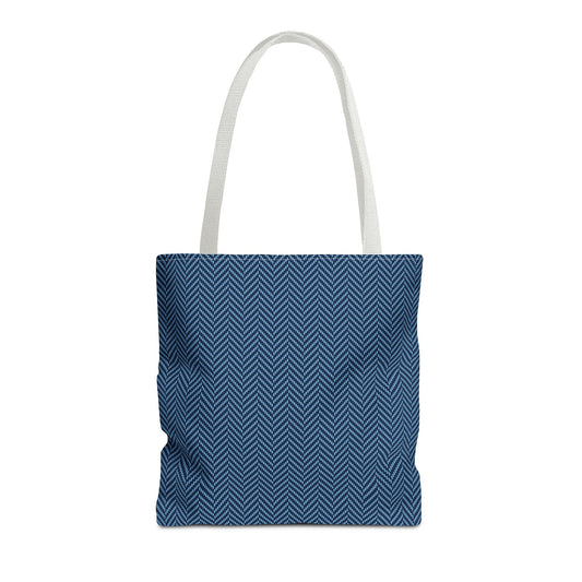 Totes | Light Blue & White | Herringbone