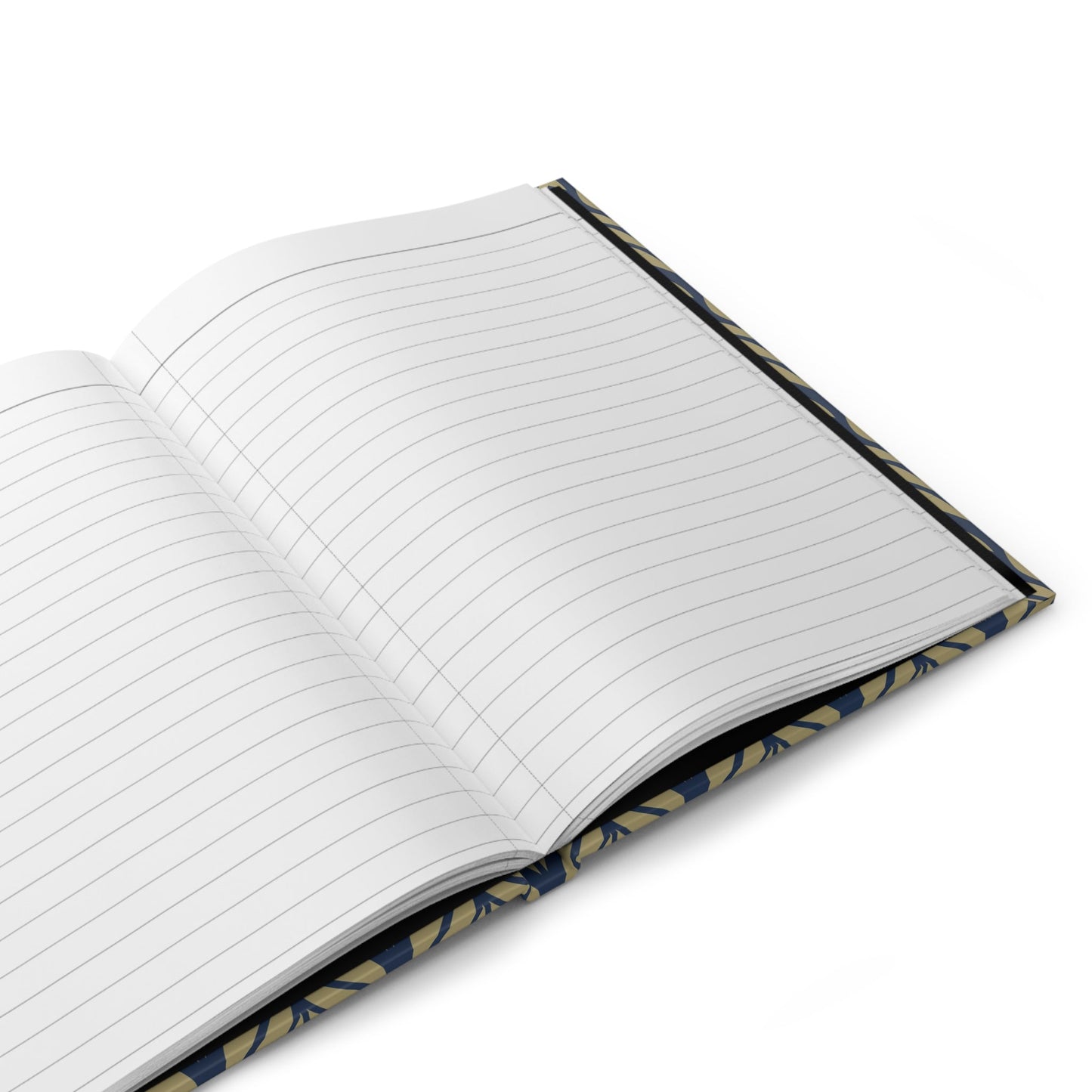 Hardcover Journal | Blue & Gold | Palm