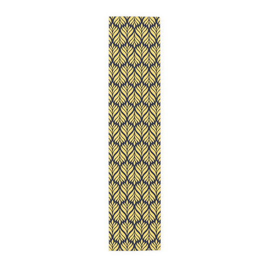 Table Runner | Yellow & Blue | Palm