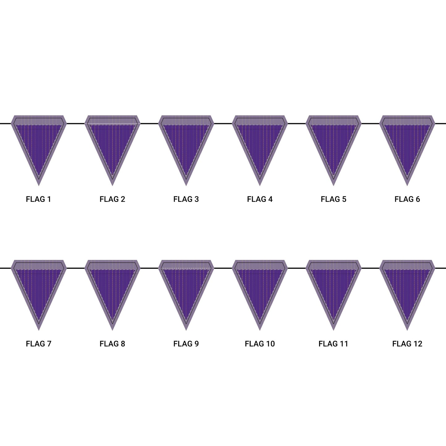 Flag Garland | Baton Rouge, Louisiana | Pinstripe