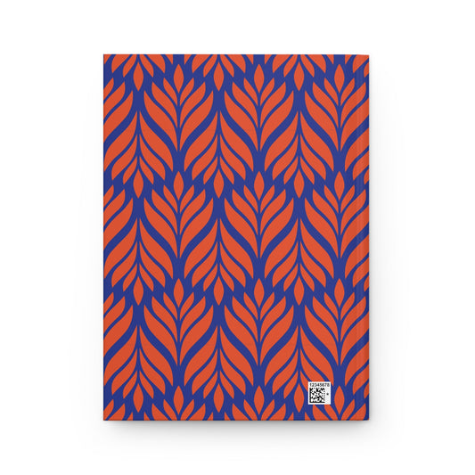 Hardcover Journal | Bright Blue & Orange | Palm