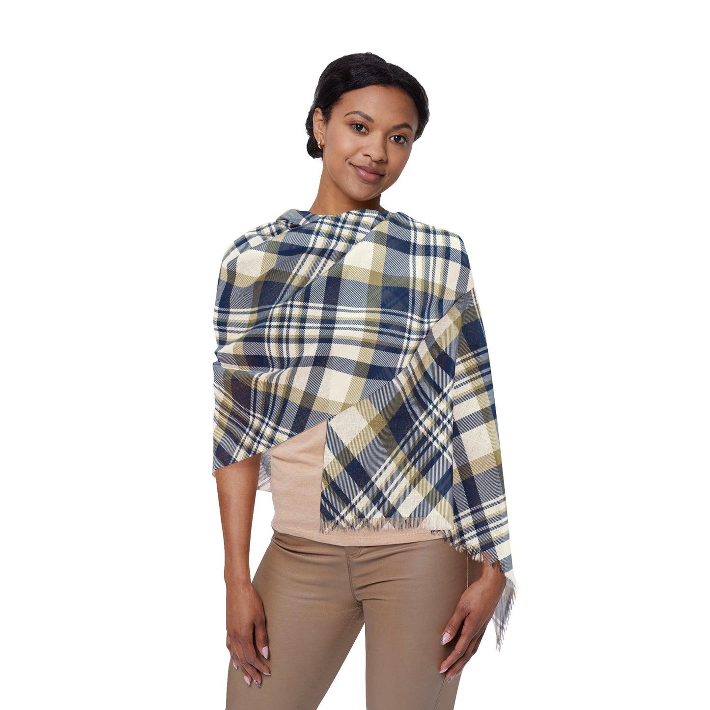 Scarf | Blue & Gold | Tartan