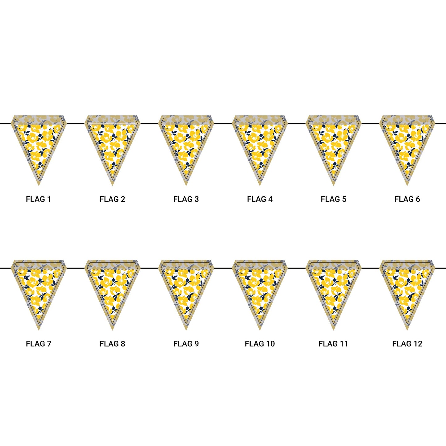 Flag Garland | Ann Arbor, Michigan | Poppy