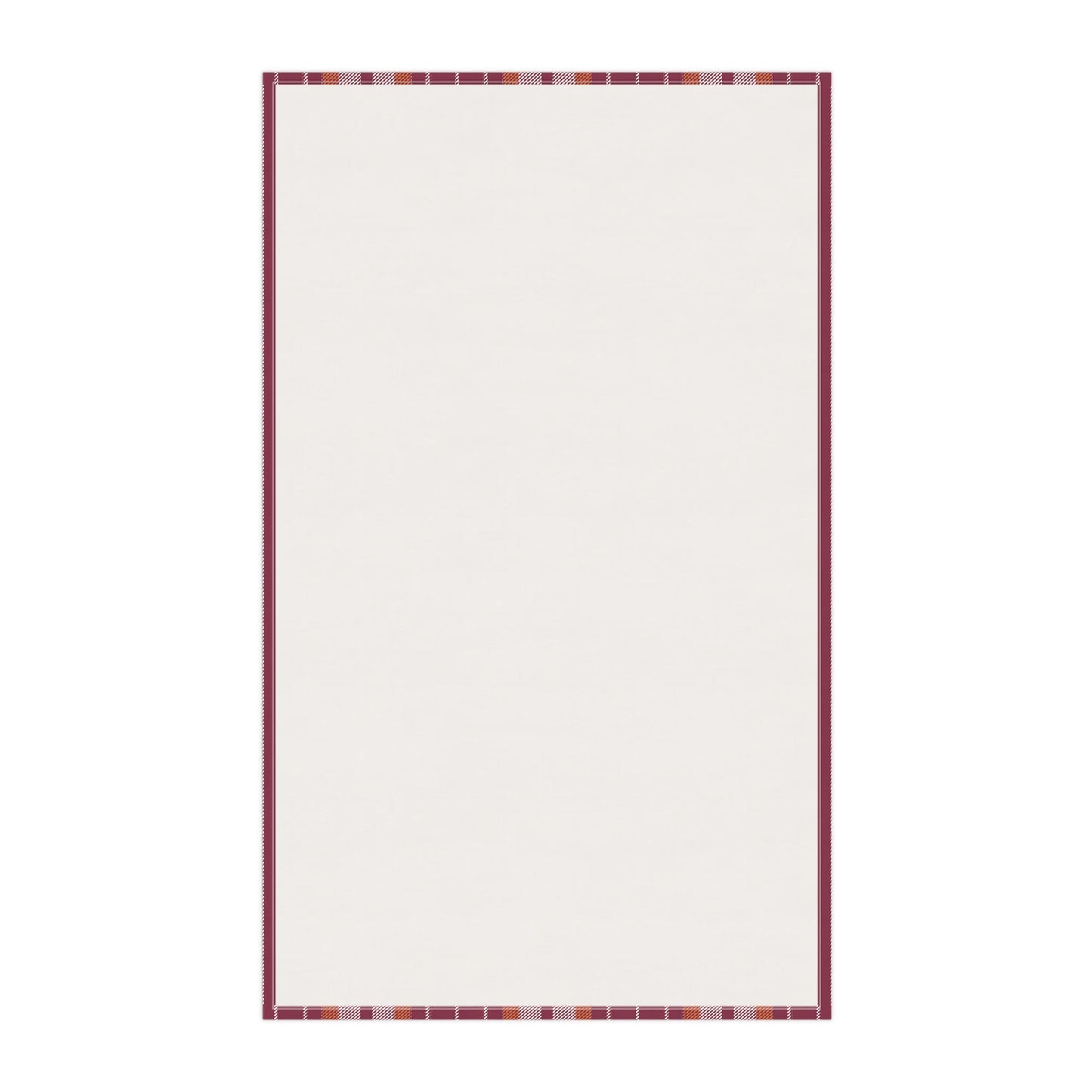 Tea Towels | Maroon & Orange | Stripe