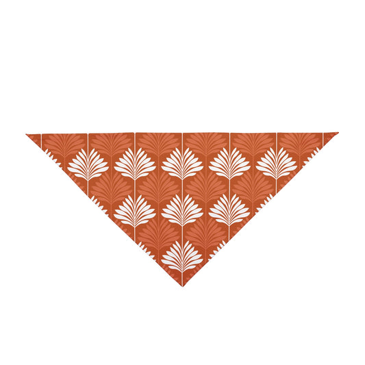 Pet Bandana | Dark Orange & White | Deco