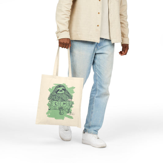 NYP Canvas Tote | Sloth Chess