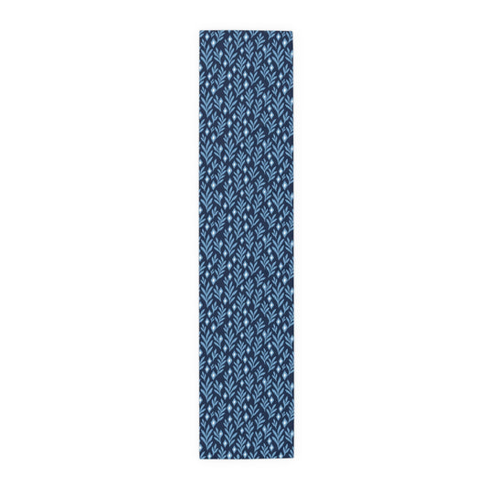 Table Runner | Light Blue & White | Laurel