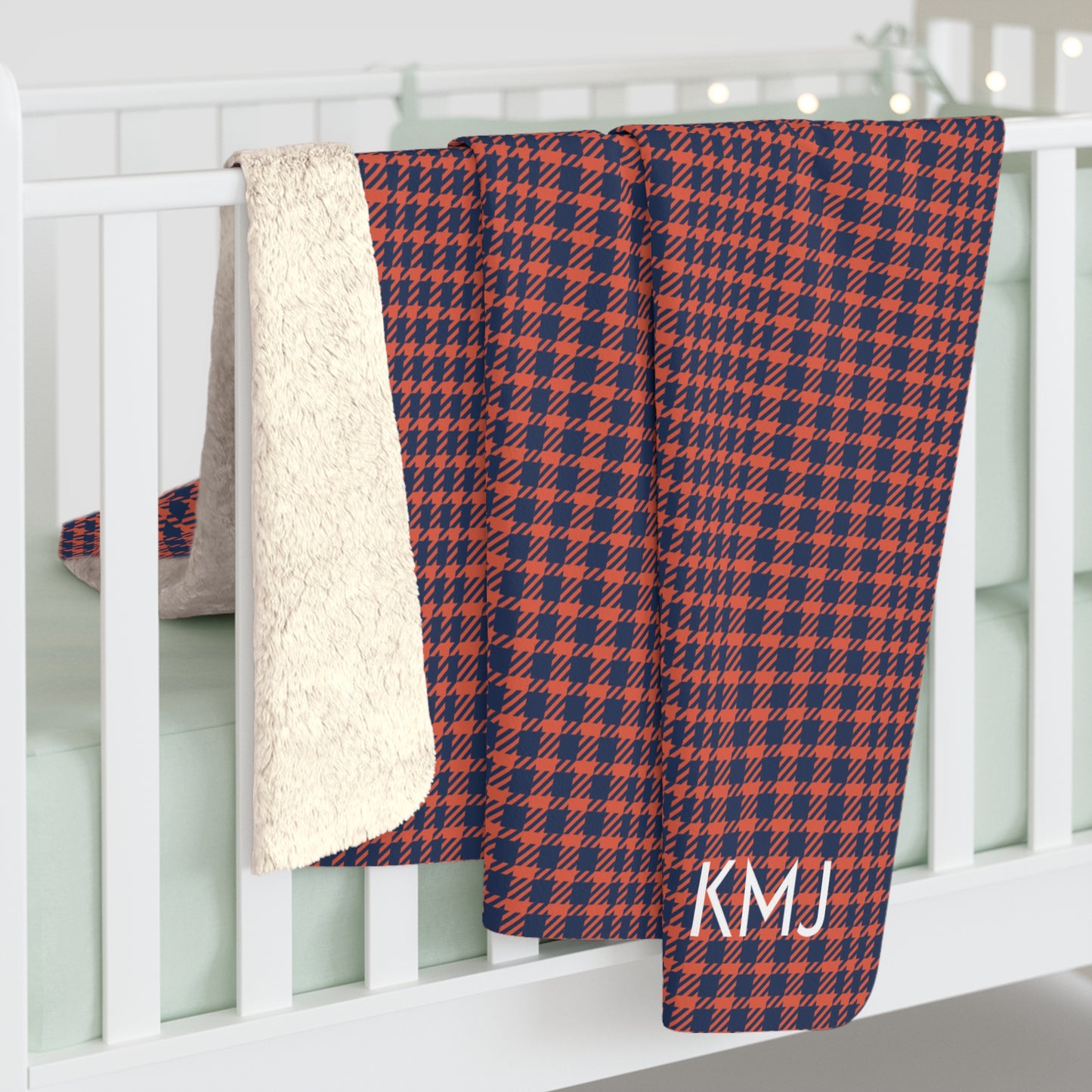 Sherpa Fleece Blanket- Personalized | Charlottesville, Virginia | Tweed