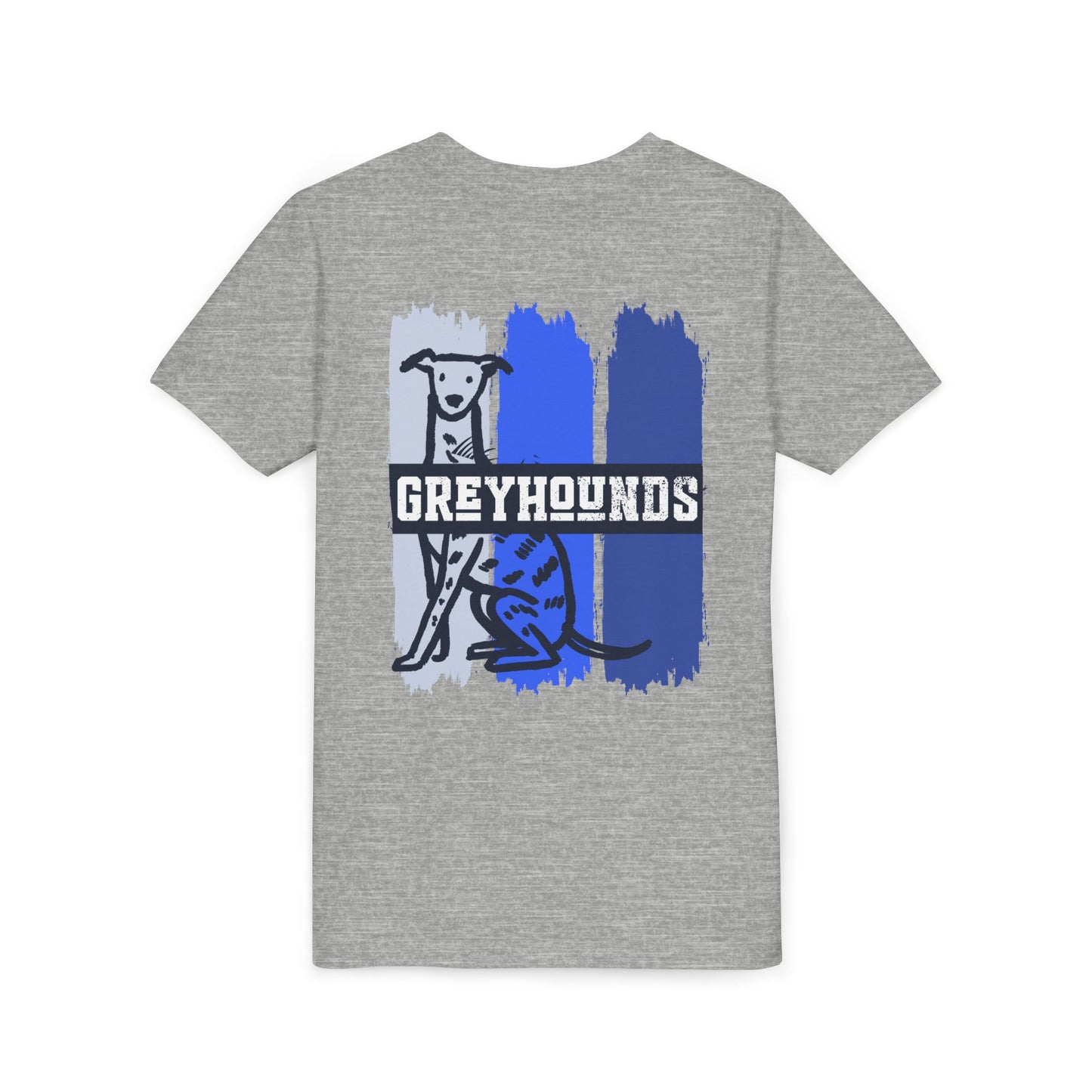 Youth Tee | Greyhounds | Blue Paint