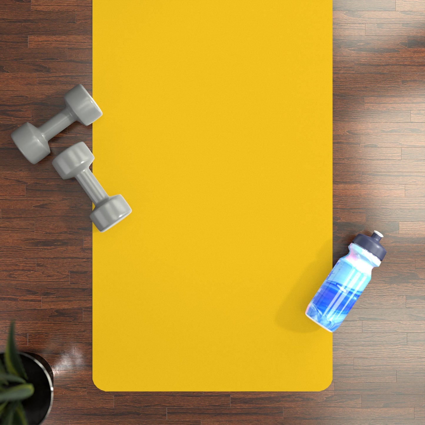 Yoga Mat | Yellow & Blue | Light