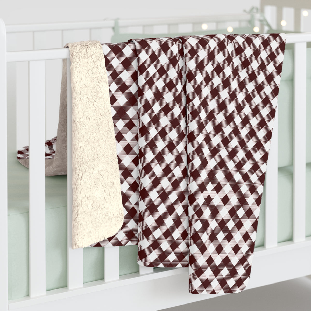 Sherpa Blanket | College Station, Texas | Gingham