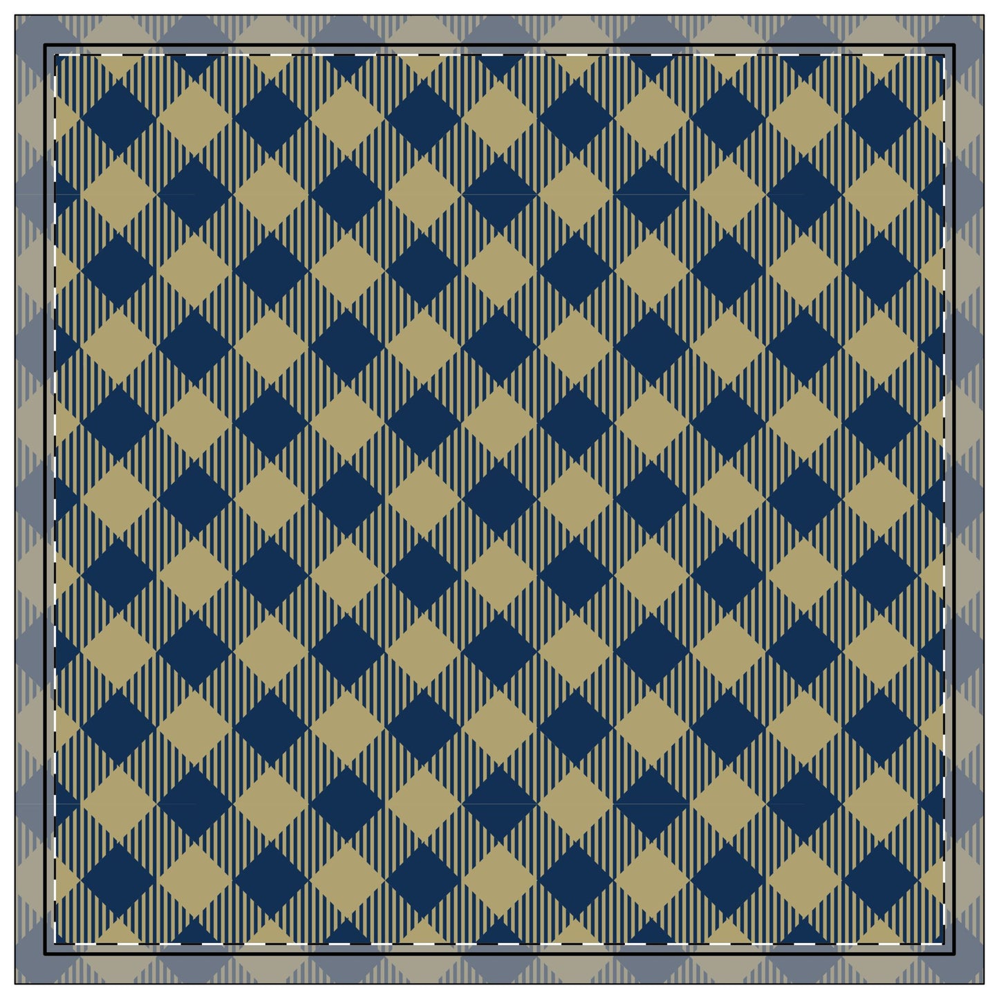 Napkin 4-set | Atlanta, Georgia | Gingham