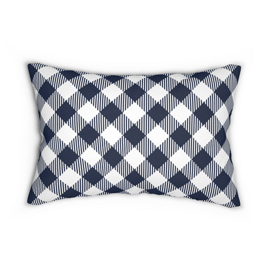 Pillow | Navy & White | Gingham