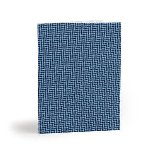 Notecards | Light Blue & White | Houndstooth