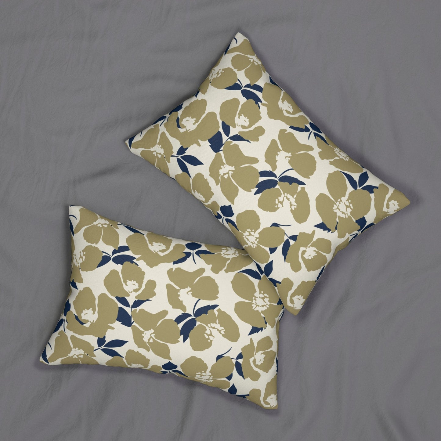 Pillow | Blue & Gold | Poppy