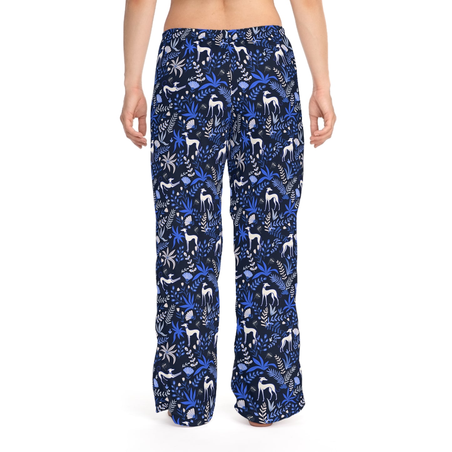 Adult PJ Pants | Greyhounds | Blue Fern