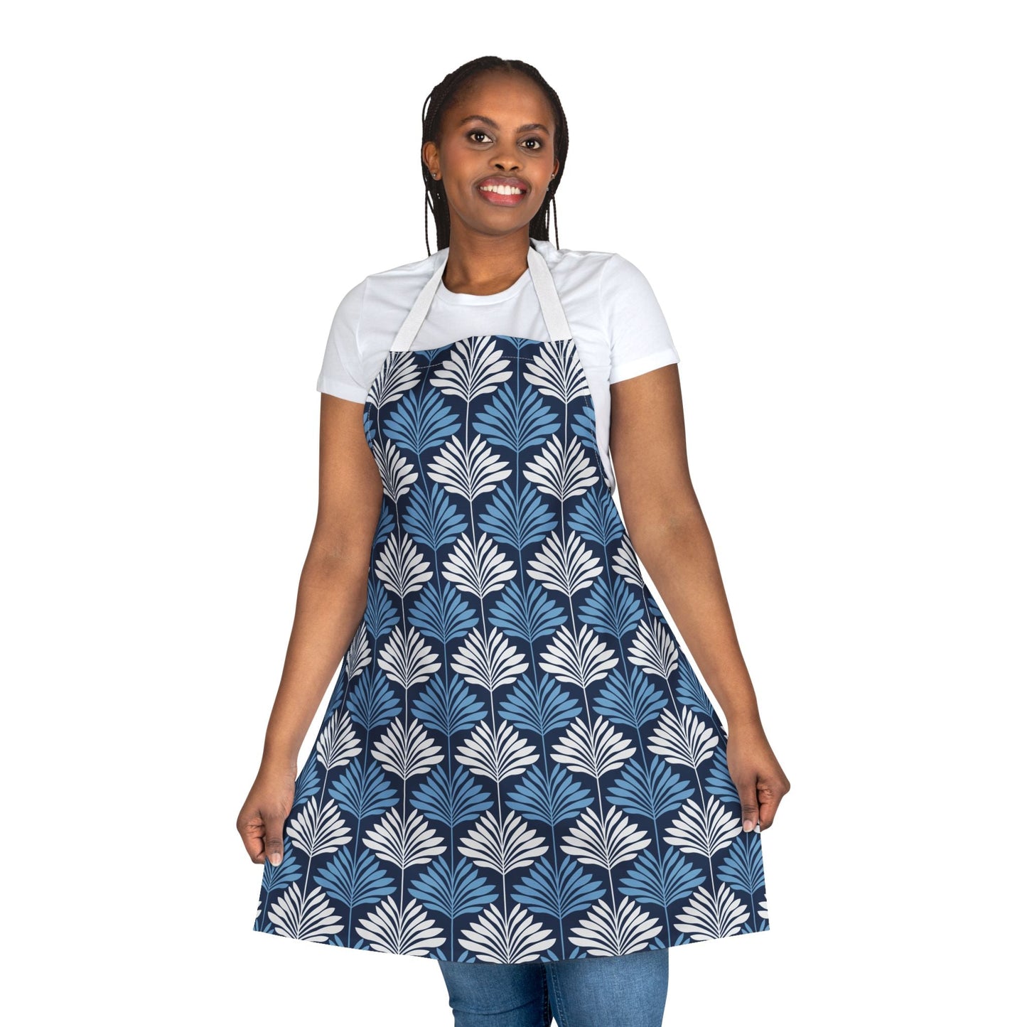 Apron | Light Blue & White | Deco