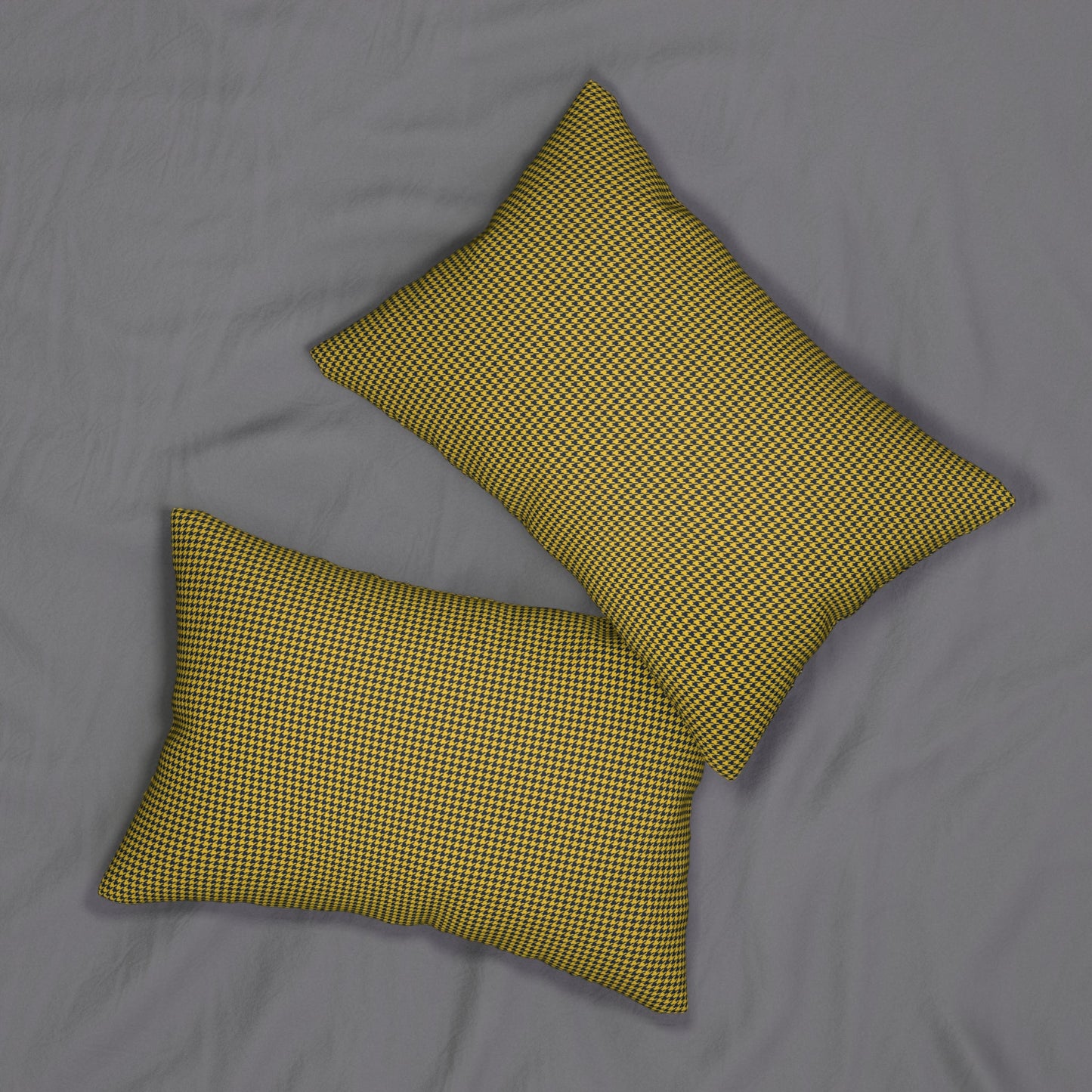 Pillow | Yellow & Blue | Houndstooth