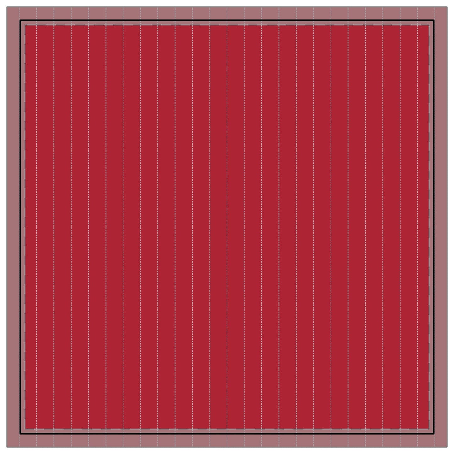 Napkins | Red & Gray | Pinstripe