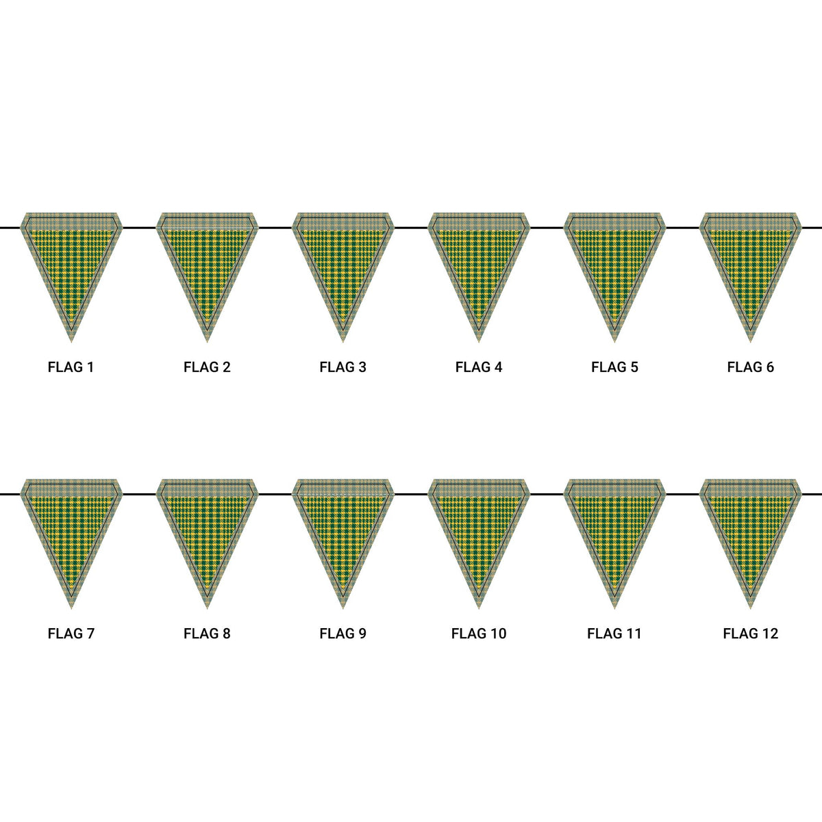 Flag Garland | Fairfax, Virginia | Tweed
