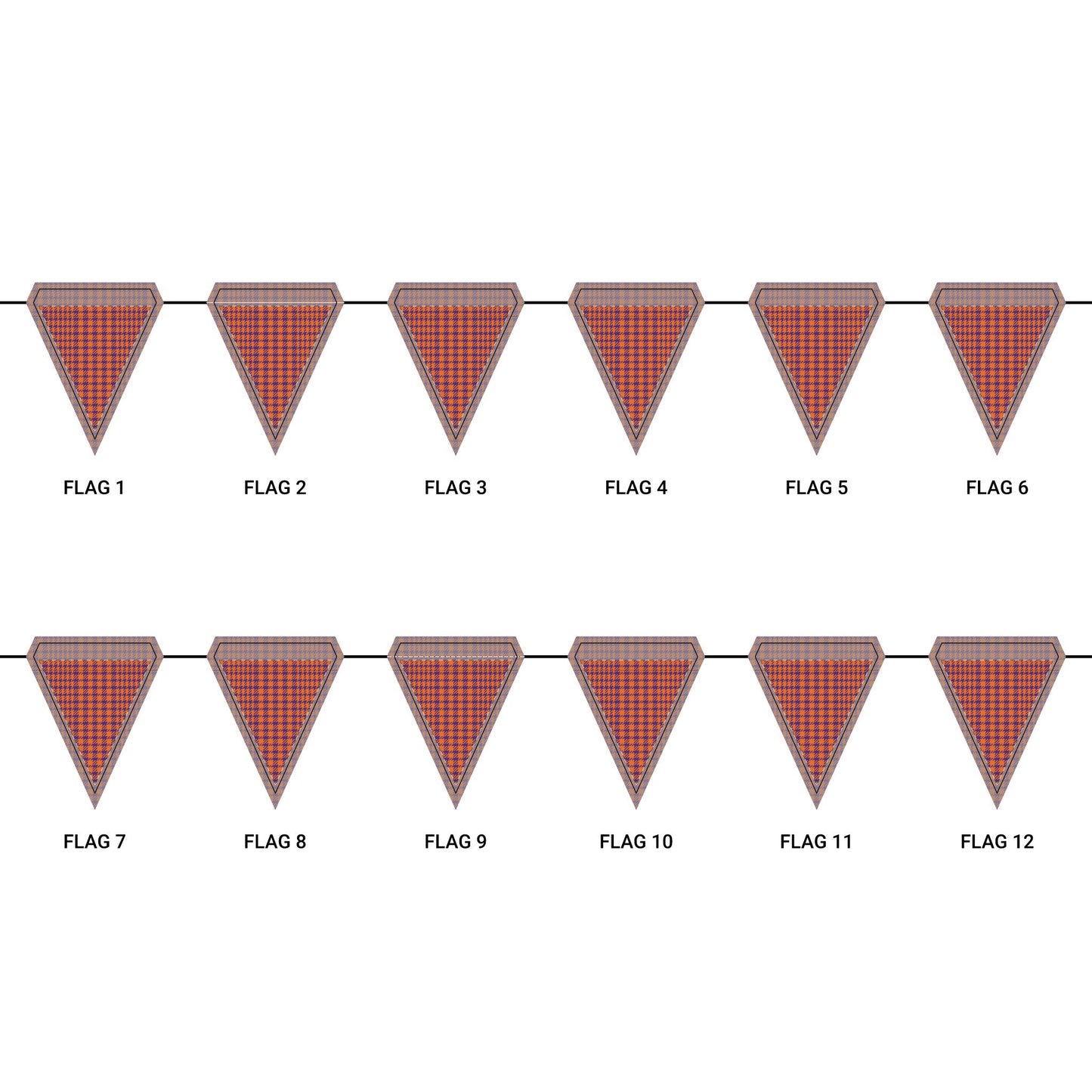 Flag Garland | Clemson, South Carolina | Tweed